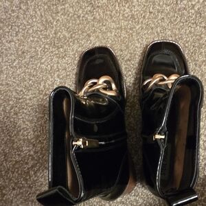 Stylish Black and Gold Women's Boots